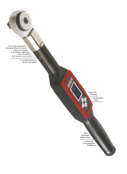 Digital Torque Wrench "Desoutter" Model DWTA Vision 800